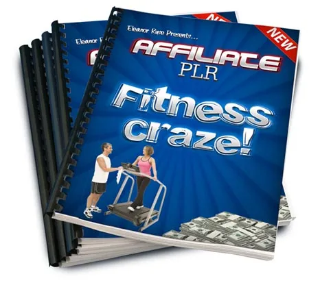 eCover representing Affiliate Fitness Craze eBooks & Reports with Master Resell Rights
