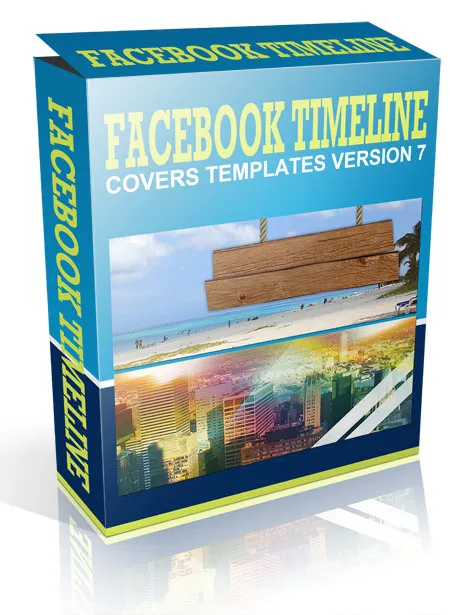 eCover representing Facebook Timeline Cover Version 7 Graphics & Designs with Master Resell Rights