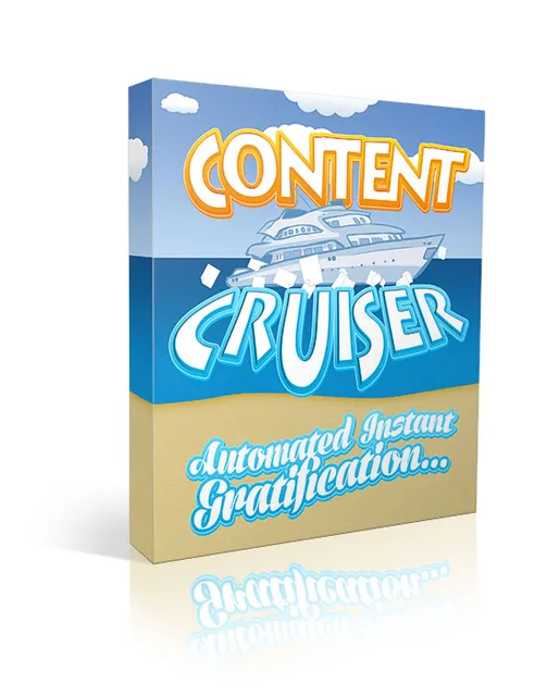 eCover representing Content Cruiser Plugin  with Master Resell Rights