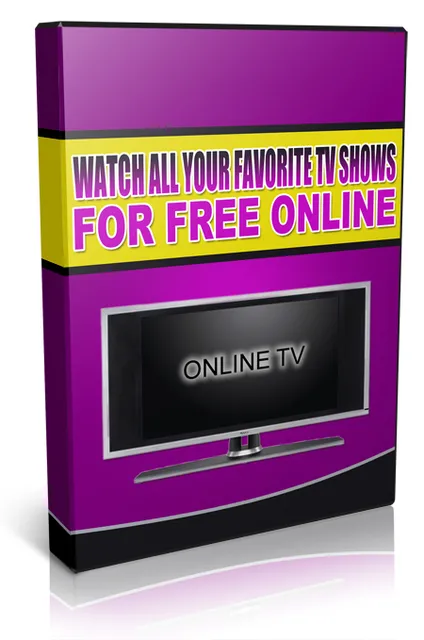 eCover representing Watch All Your Favorite TV Shows For Free Online Videos, Tutorials & Courses with Master Resell Rights