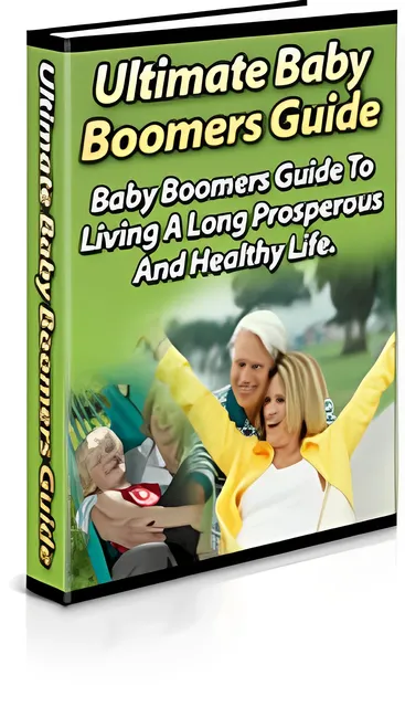 eCover representing Ultimate Baby Boomers Guide eBooks & Reports with Private Label Rights