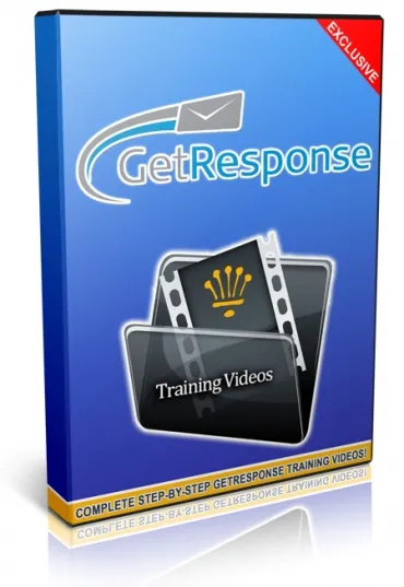 eCover representing GetResponse Training Videos, Tutorials & Courses with Private Label Rights