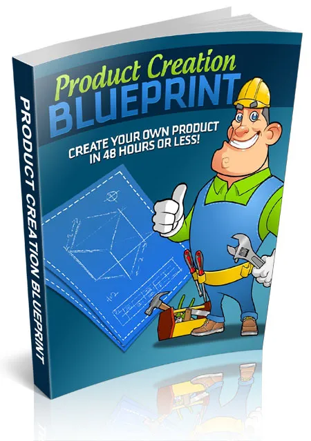 eCover representing Product Creation Blueprint 2013 eBooks & Reports with Personal Use Rights