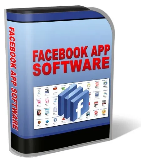 eCover representing Facebook App Software Software & Scripts with Master Resell Rights