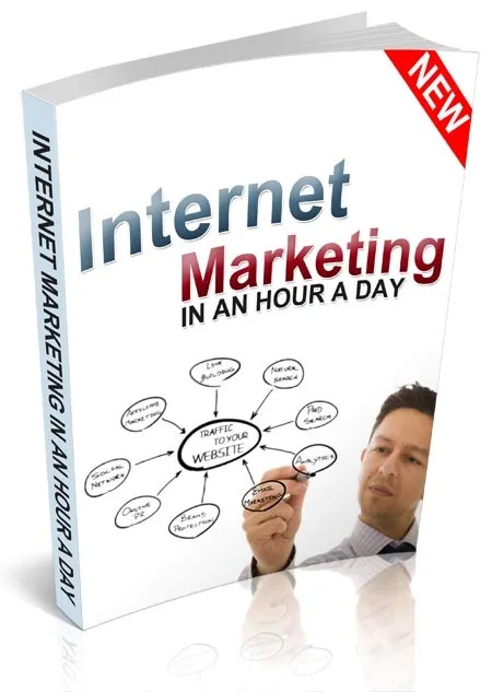 eCover representing Internet Marketing In an Hour a Day Videos, Tutorials & Courses with Master Resell Rights
