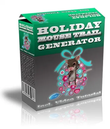 eCover representing Holiday Mouse Trail Generator Videos, Tutorials & Courses with Master Resell Rights