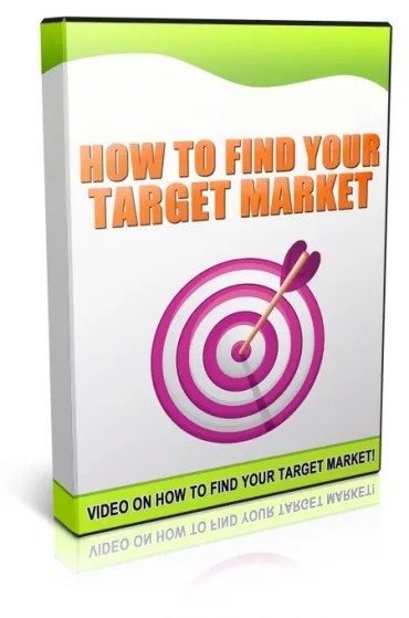 eCover representing How To Find Your Target Market Videos, Tutorials & Courses with Master Resell Rights