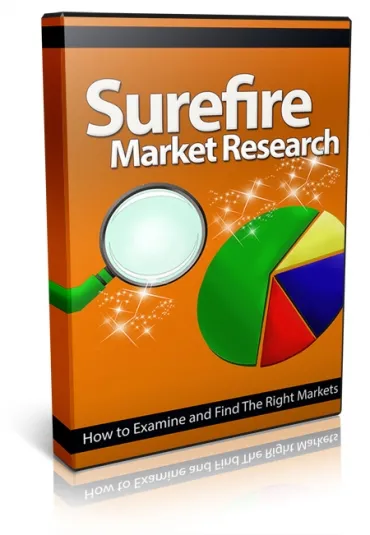 eCover representing Surefire Market Research Videos, Tutorials & Courses with Private Label Rights