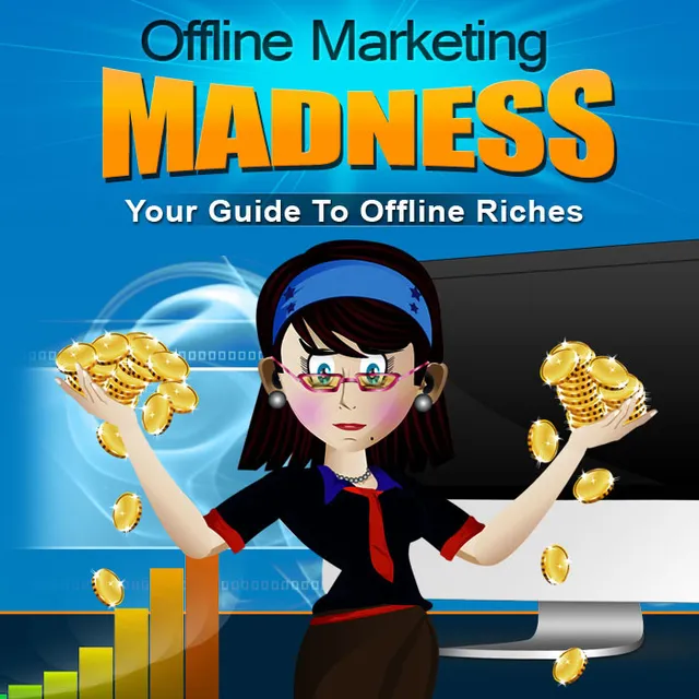 eCover representing Offline Marketing Madness eBooks & Reports with Master Resell Rights