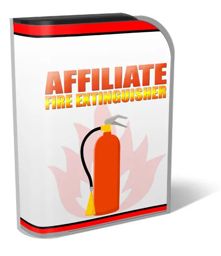 eCover representing Affiliate Fire Extinguisher Software & Scripts with Master Resell Rights