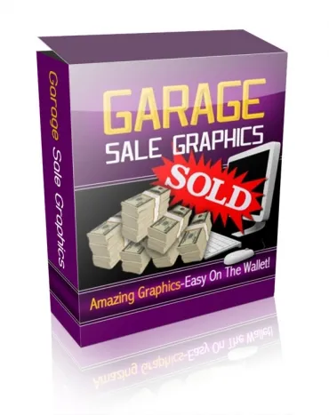eCover representing Garage Sale Graphics  with Master Resell Rights