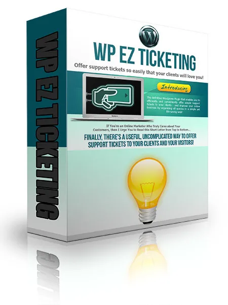 eCover representing WP EZ Ticketing eBooks & Reports with Personal Use Rights