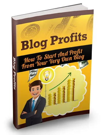 eCover representing Blog Profits Guide eBooks & Reports with Private Label Rights
