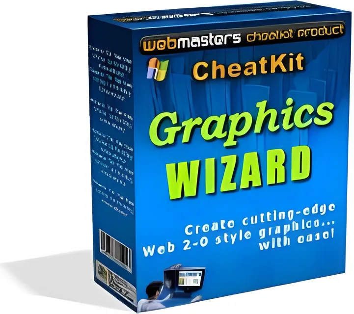 eCover representing CheatKit Graphics Wizard  with Master Resell Rights
