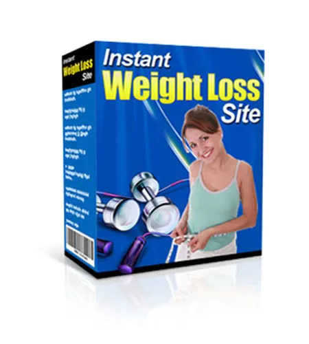 eCover representing Instant Weight Loss Site Software & Scripts with Master Resell Rights