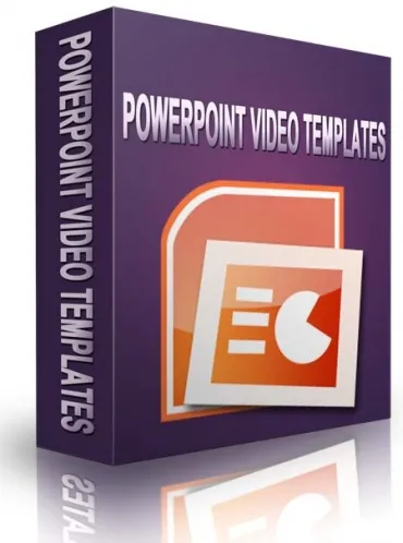 eCover representing Powerpoint Video Templates  with Personal Use Rights