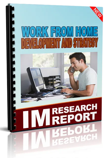 eCover representing Working from Home Development And Strategy eBooks & Reports with Master Resell Rights