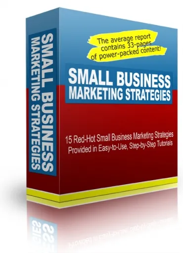 eCover representing Small Business Marketing Stategies eBooks & Reports with Personal Use Rights