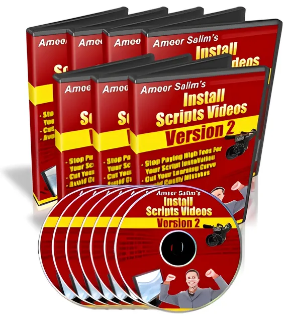 eCover representing Install Scripts Videos : Version 2 Videos, Tutorials & Courses with Master Resell Rights