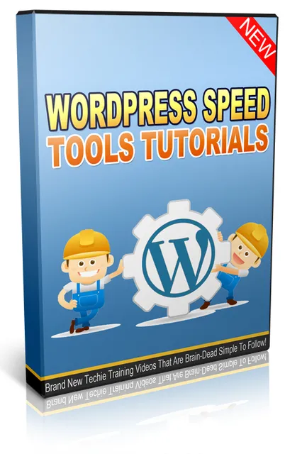 eCover representing Wordpress Speed Tools Tutorials Videos, Tutorials & Courses with Master Resell Rights