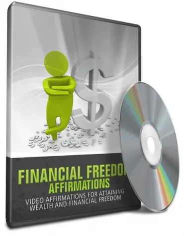 eCover representing Financial Freedom Affirmations Videos, Tutorials & Courses with Master Resell Rights