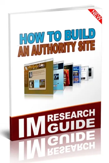 eCover representing How to Build an Authority Site eBooks & Reports with Personal Use Rights