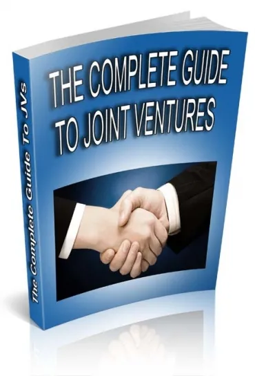 eCover representing The Complete Guide To JVs eBooks & Reports with Personal Use Rights