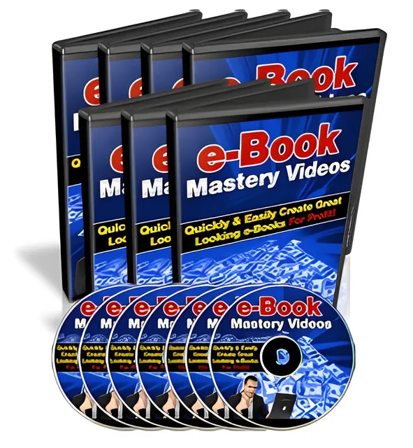 eCover representing e-Book Mastery Videos Videos, Tutorials & Courses with Master Resell Rights