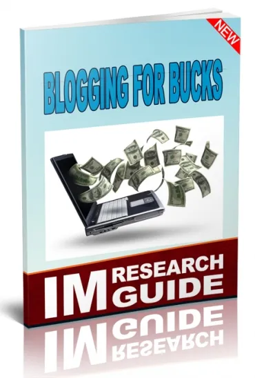 eCover representing Blogging For Bucks eBooks & Reports with Personal Use Rights