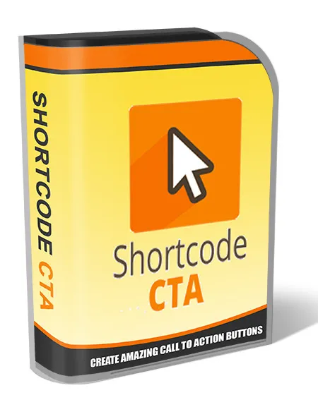 eCover representing WP Shortcode CTA Plugin  with Private Label Rights