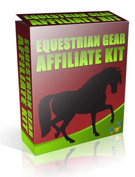 eCover representing Equestrian Gear Affiliate Kit eBooks & Reports with Master Resell Rights