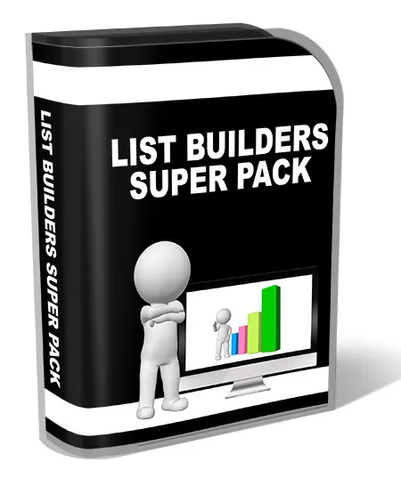 eCover representing List Builders Super Pack  with Master Resell Rights