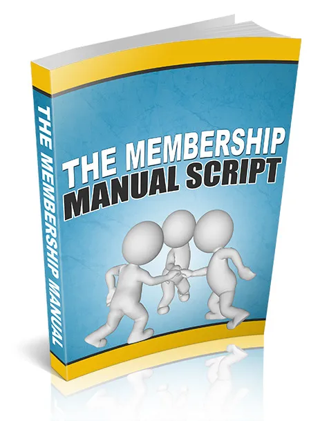 eCover representing The Membership Manual 2014 eBooks & Reports with Personal Use Rights