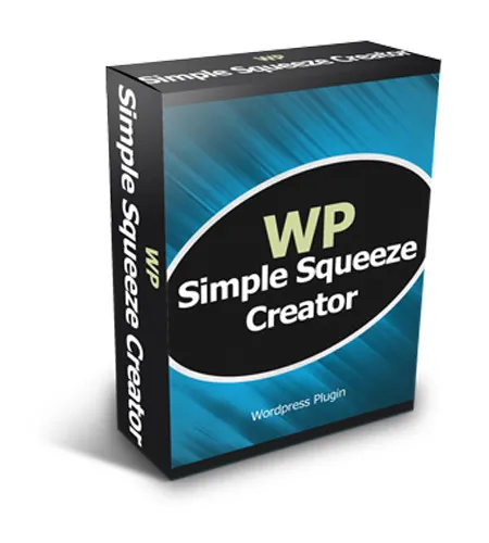 eCover representing WP Simple Squeeze Creator  with Personal Use Rights