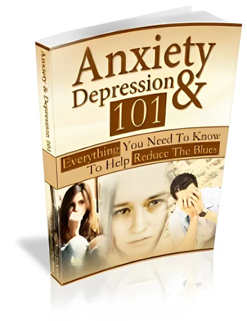 eCover representing Anxiety and Depression 101 eBooks & Reports with Master Resell Rights