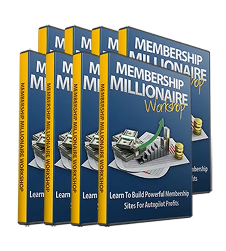 eCover representing Membership Millionaire Workshop Videos, Tutorials & Courses with Personal Use Rights