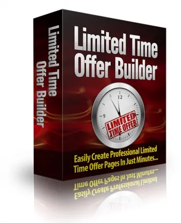 eCover representing Limited Time Offer Builder Software  with Personal Use Rights