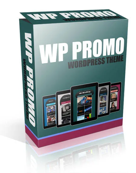eCover representing WP Promo Wordpress Theme  with Master Resell Rights