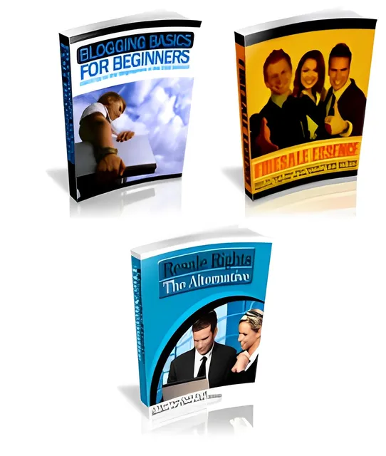 eCover representing 3 Brand New PLR Pack eBooks & Reports with Private Label Rights