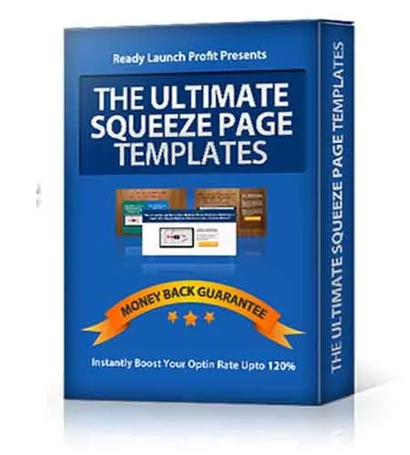 eCover representing Ultimate Squeeze Page Templates  with Personal Use Rights