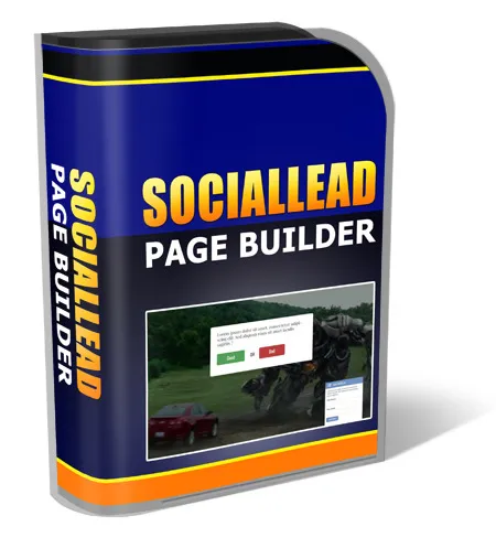 eCover representing SocialLead Page Builder eBooks & Reports with Personal Use Rights
