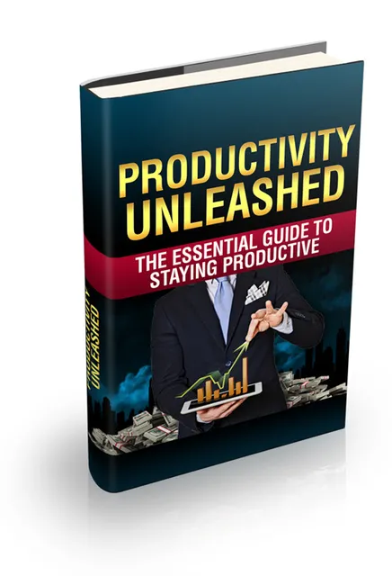 eCover representing Productivity Unleashed eBooks & Reports with Master Resell Rights