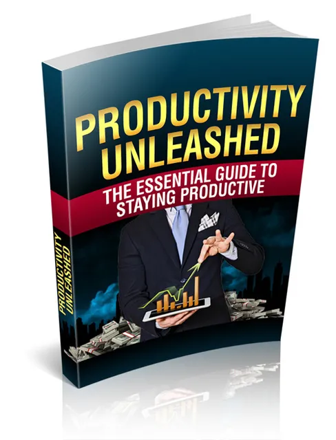 eCover representing Productivity Unleashed eBooks & Reports with Master Resell Rights