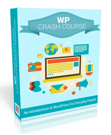 eCover representing WP Crash Course eBooks & Reports with Personal Use Rights