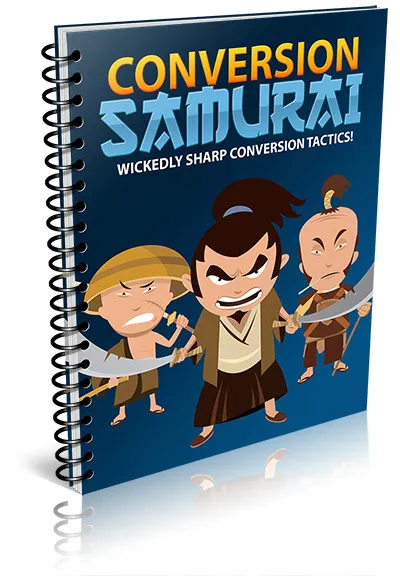 eCover representing Conversion Samurai eBooks & Reports with Resell Rights