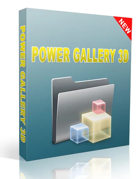 eCover representing Power Gallery 3D  with Private Label Rights