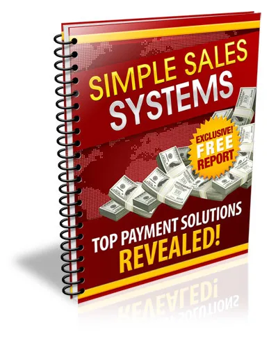 eCover representing Simple Sales Systems eBooks & Reports with Private Label Rights