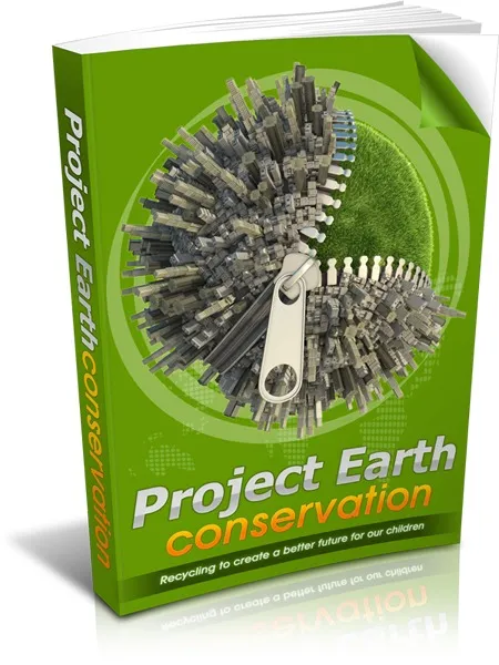 eCover representing Project Earth Conservation eBooks & Reports with Master Resell Rights