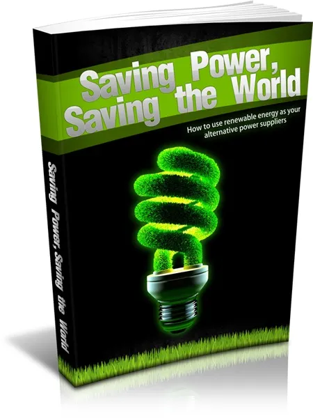 eCover representing Saving Power Saving the World eBooks & Reports with Master Resell Rights