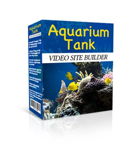 eCover representing Aquarium Tank Video Site Builder  with Master Resell Rights
